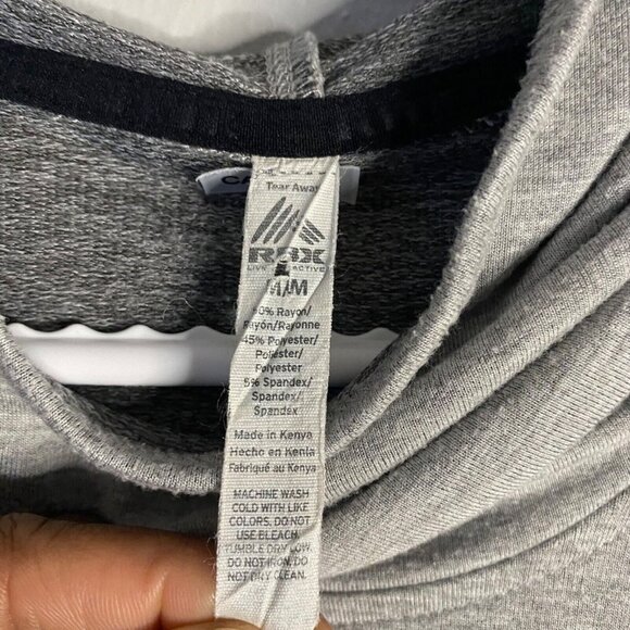 RBX Women’s Active Wear Gray Sweatshirt Hoodie - Picture 6 of 6